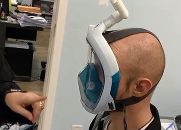 Coronavírus: hospitais do interior de SP testam máscaras de mergulho em pacientes