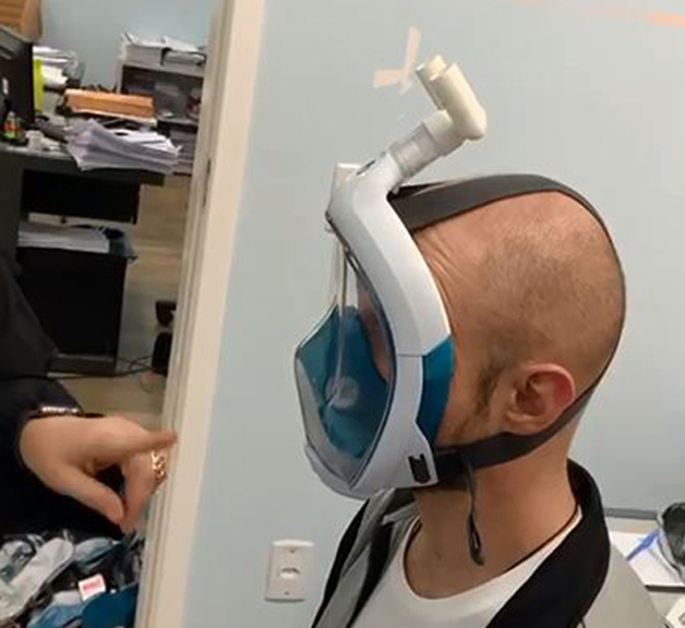 Coronavírus: hospitais do interior de SP testam máscaras de mergulho em pacientes