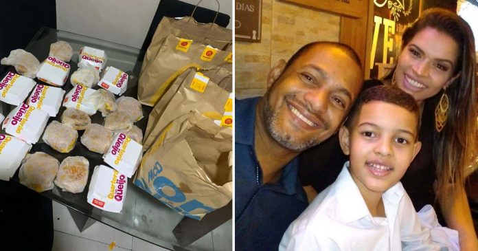 Após comprar R$ 225 em hambúrgueres, filho faz confeitaria da mãe bombar