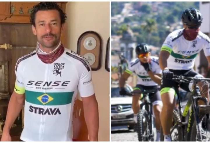 Ex-Cruzeiro, Fred pedala de BH ao Rio para ajudar famílias atingidas pela Covid-19: ‘Fazer a diferença’