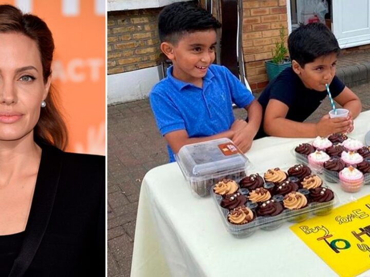 Meninos de 6 anos vendem doces para ajudar vítimas da guerra e Angelina Jolie faz doação surpresa