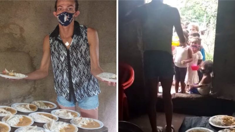 Youtuber se dedica a alimentar crianças necessitadas durante a pandemia