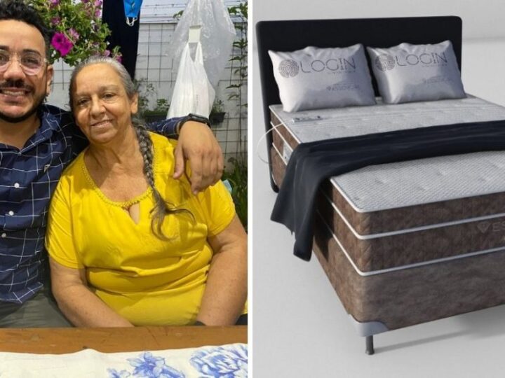 Após ver sofrimento da mãe, brasileiro cria colchão para pessoas com fibromialgia e dor lombar
