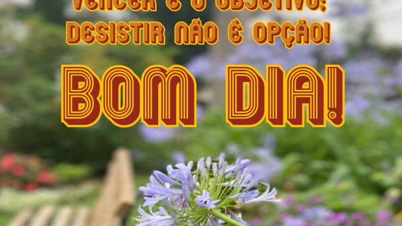 Bom dia!