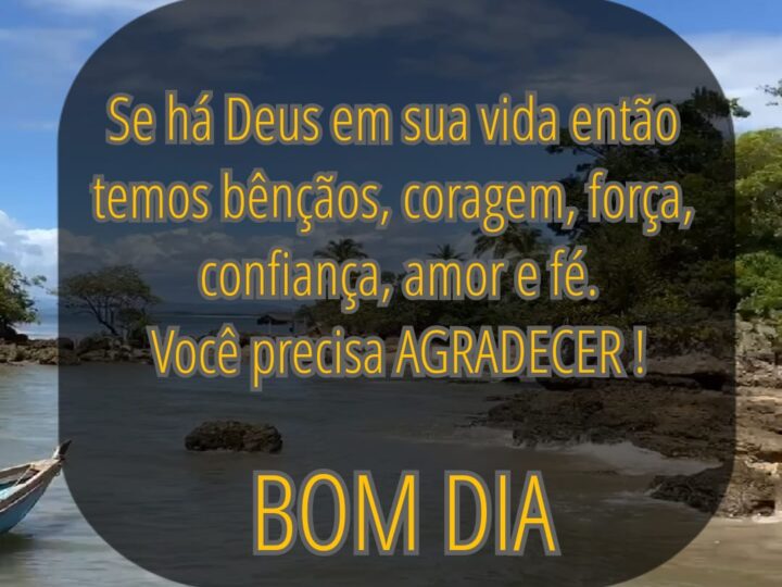 Bom dia!