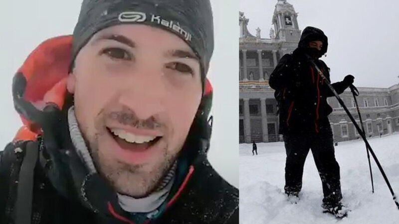 Esse médico caminhou 17 km em uma tempestade de neve para trabalhar no hospital. Os pacientes valem a pena!