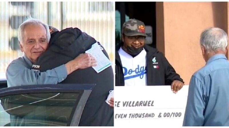 Jovem arrecada fundos para ex-professor desempregado que morava em seu carro