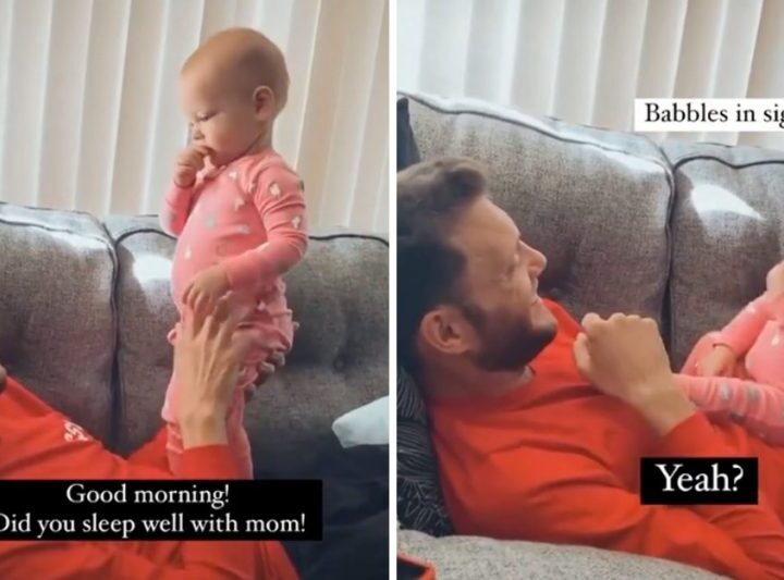 Pura fofura: bebê e pai surdo conseguem se comunicar