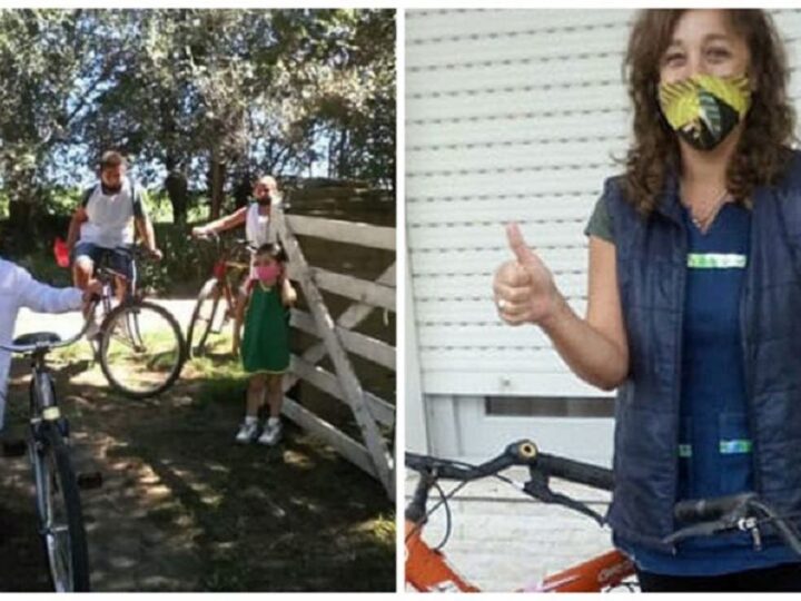 Professora arrecada bicicletas para ajudar seus alunos a irem para a escola