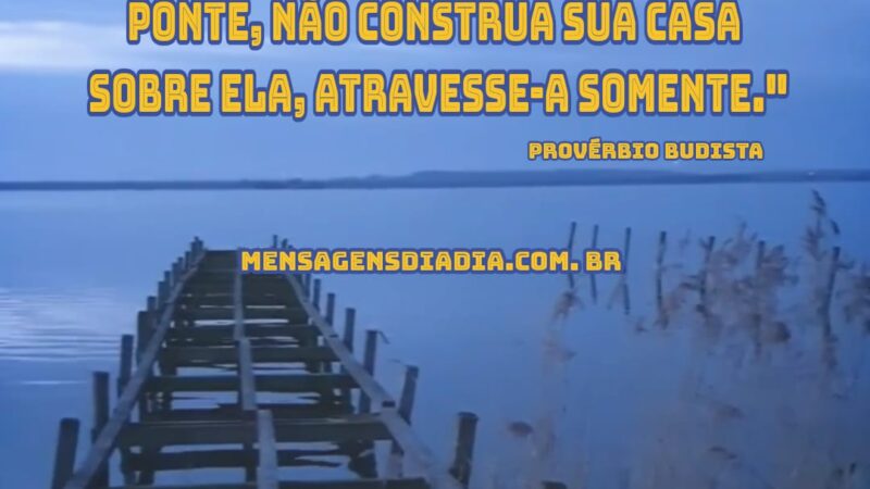 Estamos apenas de passagem