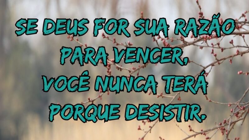 Deus razão para viver