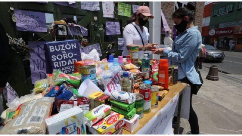 Alunos coletam alimentos para professora que foi agredida pelo durante aula online