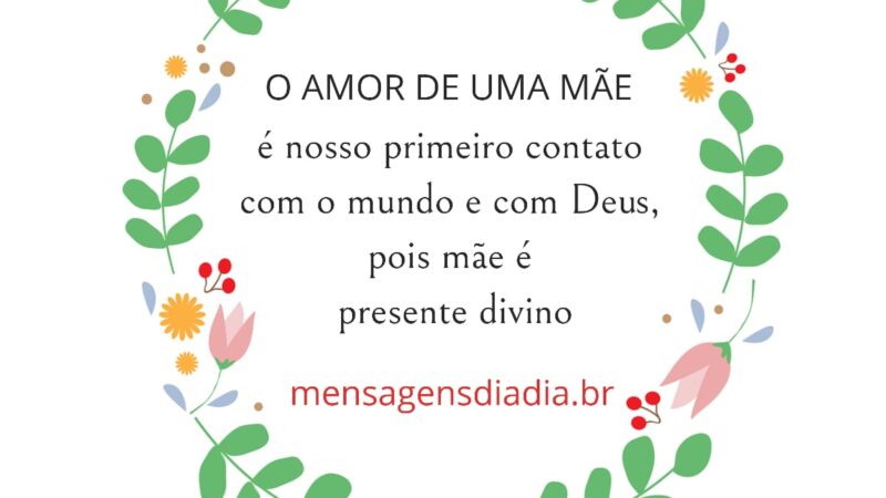O amor de uma mãe…