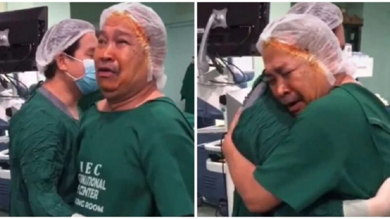 Homem recupera a visão 19 anos depois, graças à ajuda de sua comunidade