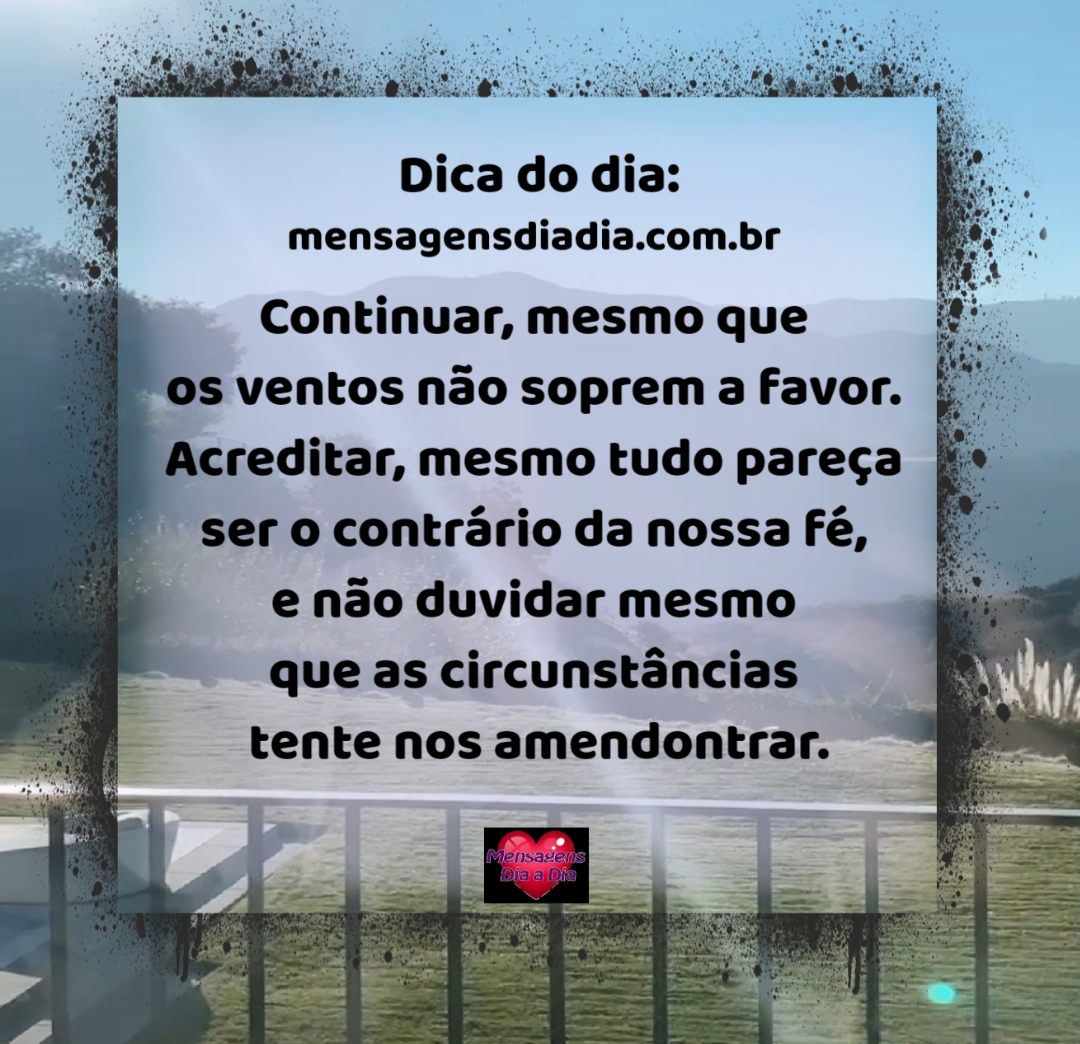 Continue e Acredite