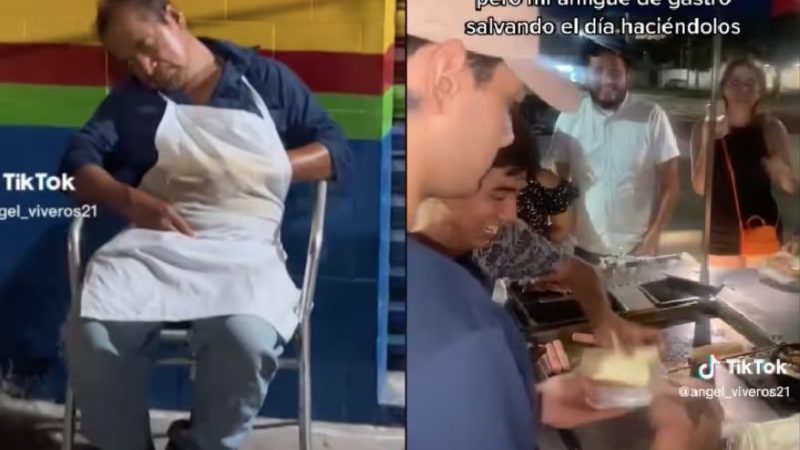 Jovens flagram vendedor de hot dog dormindo, assumem vendas e vídeo bate 16M