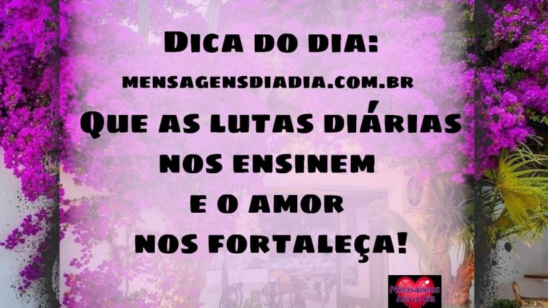 Que sejamos fortes…