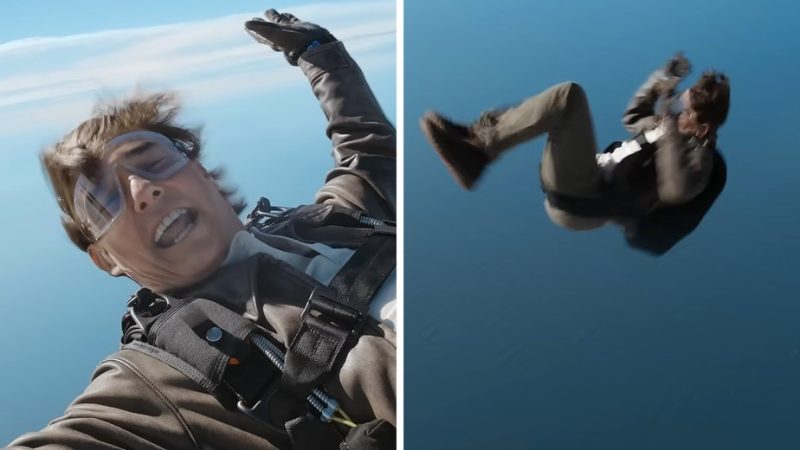 Tom Cruise pula de aeronave em pleno voo para agradecer a fãs por maior sucesso da vida com ‘Top Gun: Maverick’