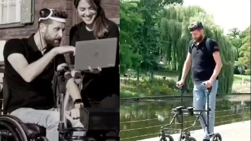 Homem paralisado volta a andar com ajuda de dispositivo inovador; Vídeo