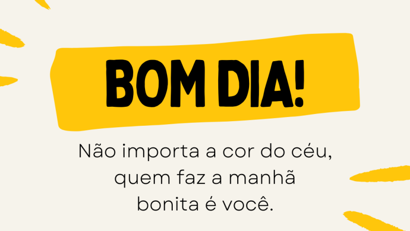 Não importa a cor do céu….