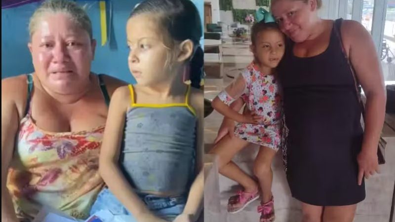 Enfermeira ajuda mãe que luta por cirurgia da filha que está perdendo a visão. ‘Bem necessário’