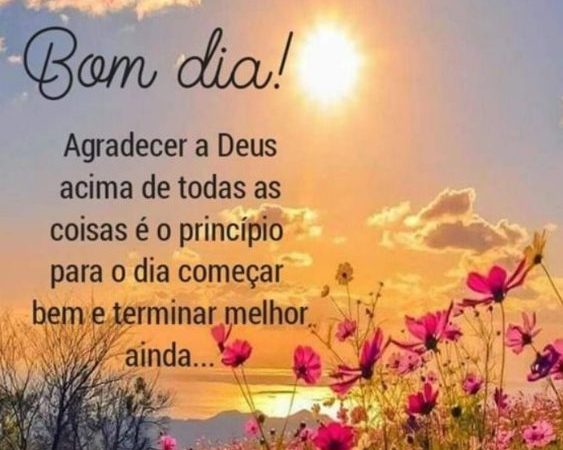 Agradecer a Deus acima de todas as coisas