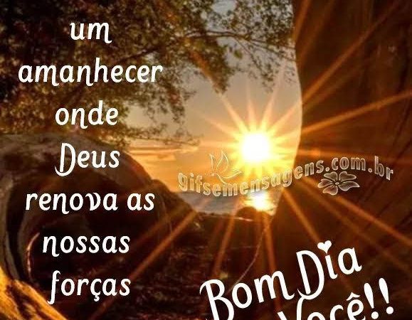 Sempre existe um amanhecer com Deus!