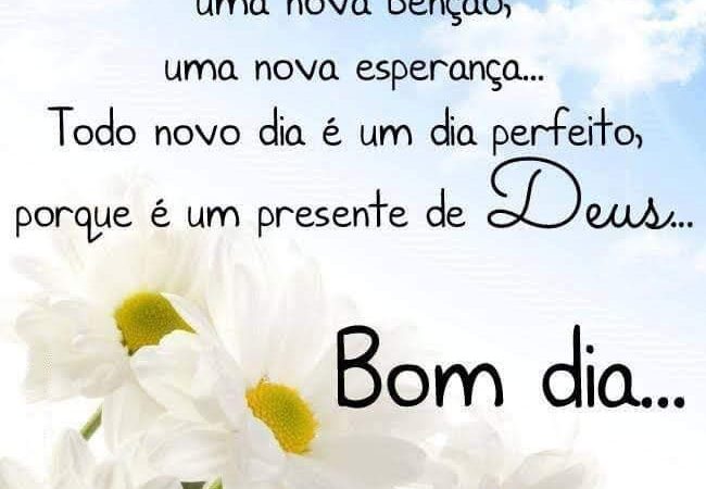 Todo novo dia é um dia perfeito!